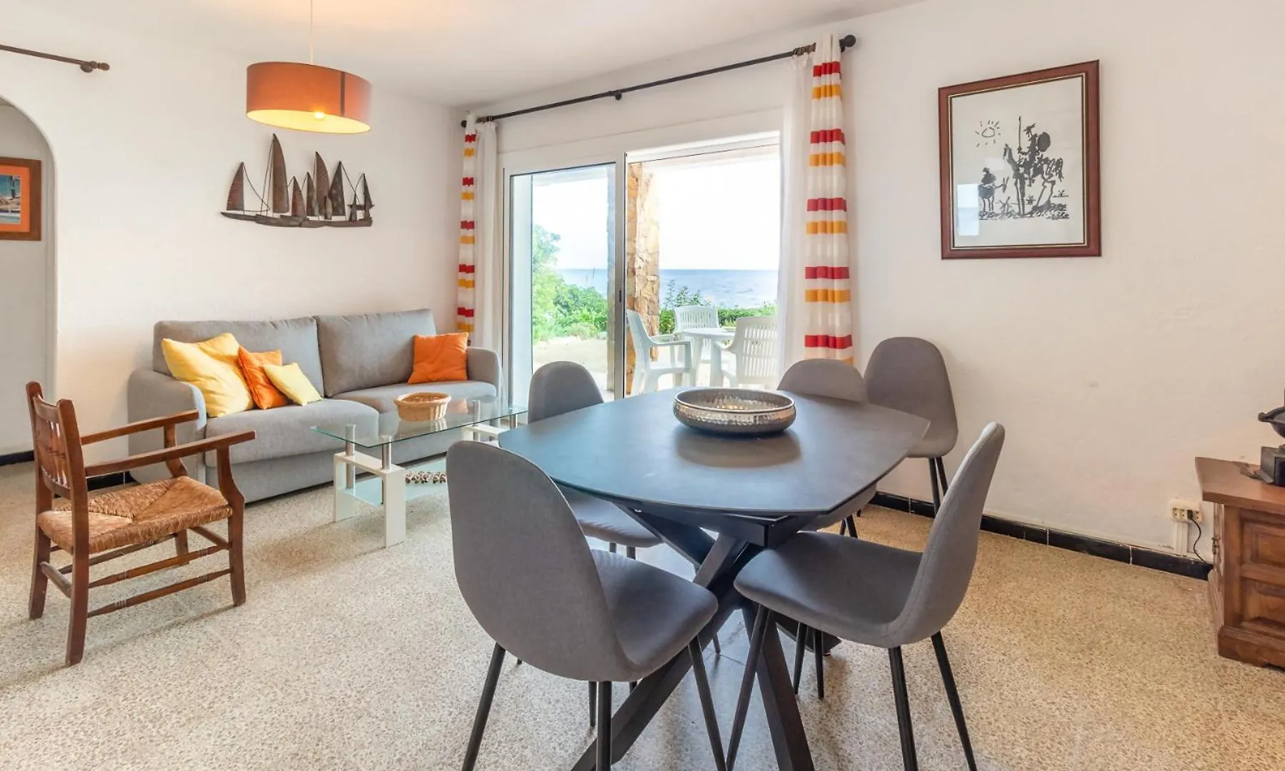 Llança Carboneras 48 Apartamento En 1A Linea De Mar דירה